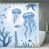 Abstrait bleu