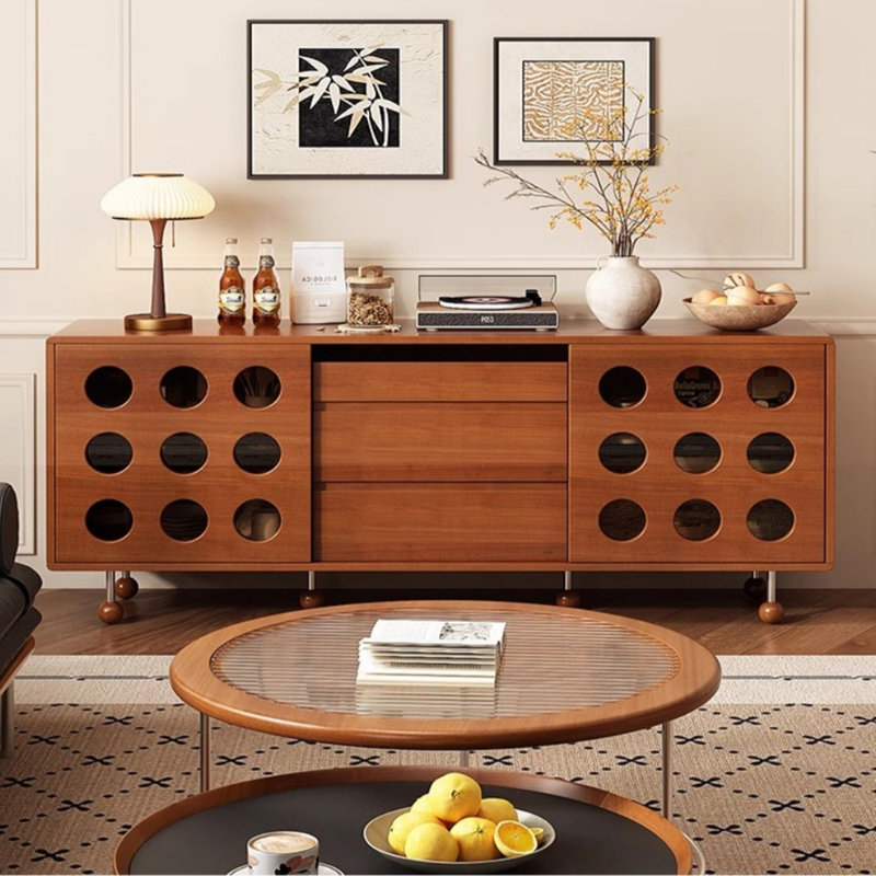 Buffet de style rétro, H 29,53 po x l 70,87 po x P 15,75 po