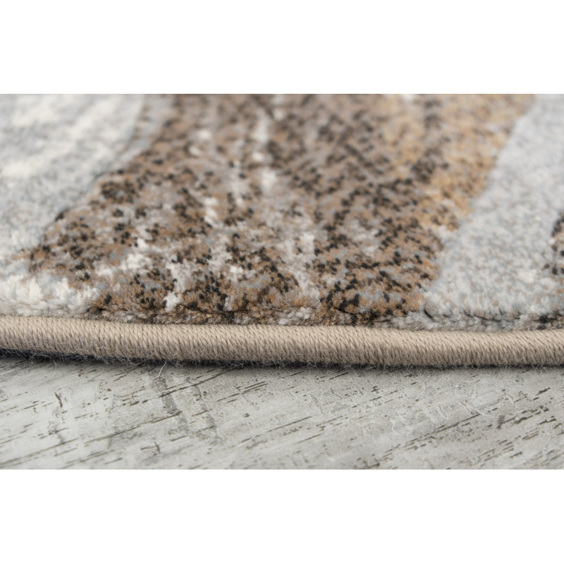 Thurner RD 63436-9283 Crème / Moka, Nouveauté 5 pi 3 po x 7 pi 7 po