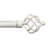  Torch Curtain Rod and Coordinating Finial Set, Adjustable-437156240-437156251