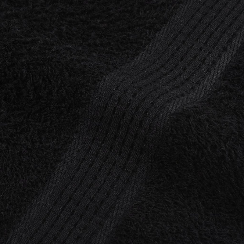 Jeeves 100% Cotton Bath Towel, Black
