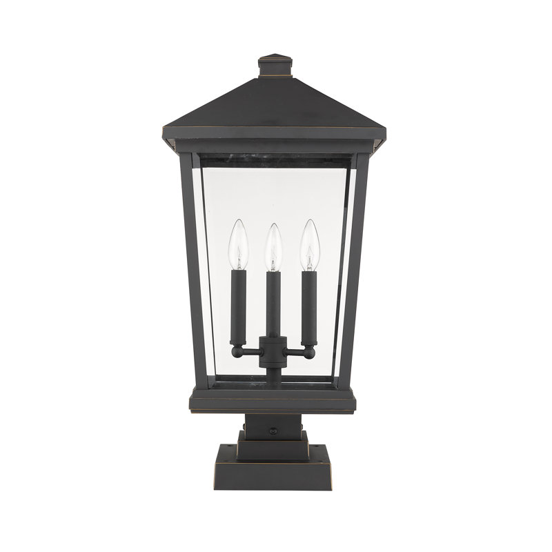 Luminaire suspendu à 3 lumières Bourke, Bronze huilé