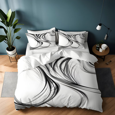 Polyester Abstract Duvet Cover
