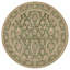Tapis décoratif vert marocain beige en polyester doux au toucher-766384478