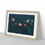 Laying with Pink and Red Roses - Picture Frame Painting Print-56704970-56704971