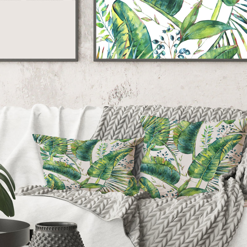 Floral Throw Pillow