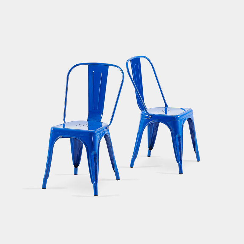 Chaise de salle à manger Kalya, Bleu, 2