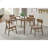Walnut Solid Wood Dining Set-1579724082