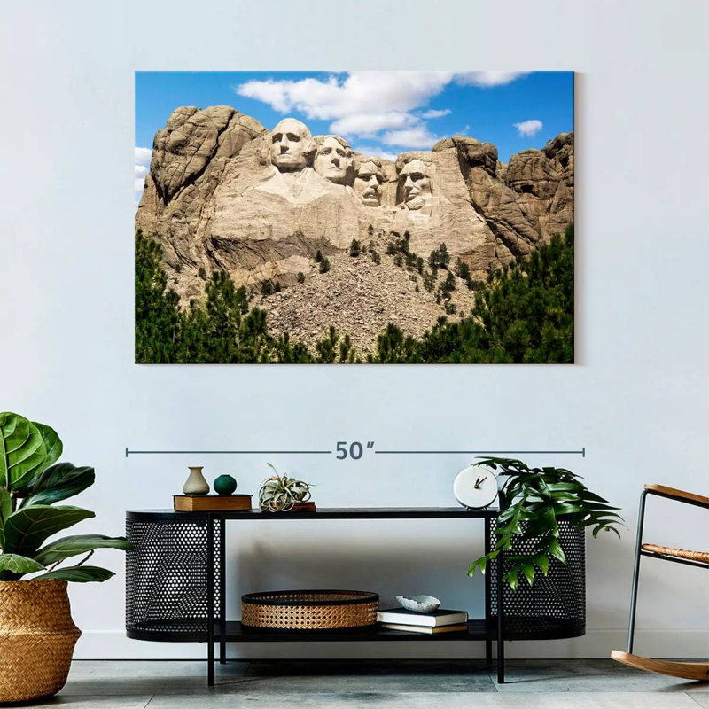 Lelar Mount Rushmore Landmark, 32" H x 48" W