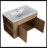30'' Single Bathroom Vanity with Ceramic Top-97891082