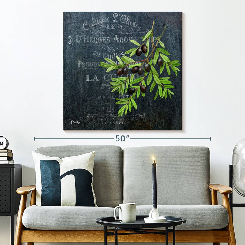 Yarlin Provincial Herbs II, 33" H x 33" W