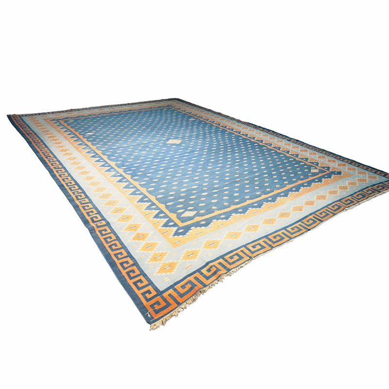 Dhurrie One-of-a-Kind Rectangle 10'3" X 13'3" Area Rug