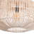 Dome Woven Rattan Pendant Light for Kitchen Island