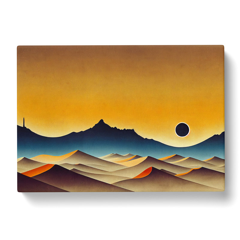 Desert Sunrise - Wrapped Canvas, 50cm H x 76cm W x 3cm D