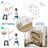 Slim Shoe Storage Cabinet with 2 Turn Drawers – Adjustable Shelf – Metal Legs – Freestanding Hallway Organizer – Pure Wood Color-203026990