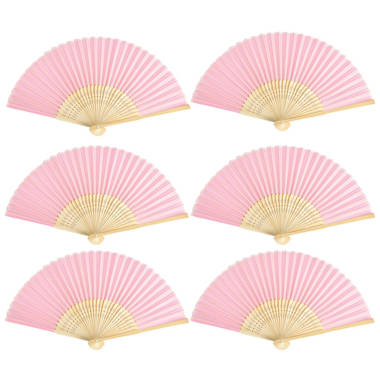 12 Pack Handheld Folding Fan White Paper & Bamboo Foldable Folding Fan For  Church, Wedding, Gift & Party Favors DIY3300573 From Fg4r, $16.1