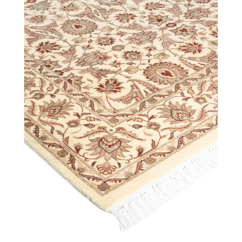 Classic One-of-a-Kind 4'3" X 6'2" Hand Knotted Area Rug