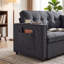 Canapé-lit capitonné de 53 po de large Sienna