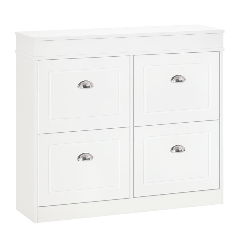 8 Pair Flip Down Shoe Storage