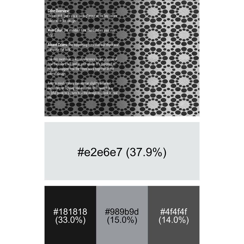 Tapis noir/gris à motifs West Brookfield, Rectangle 7 pi x 9 pi