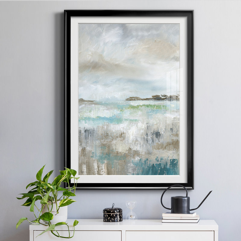 Nan par J Paul - peinture sur toile encadrée, H 30,5 po x l 42,5 po x P 1,5 po, Cadre noir, Non