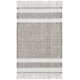 Bretson Striped Handmade Flatweave Recycled P.E.T. Area Rug in Taupe/Beige