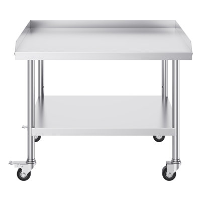 Table de travail en acier inoxydable
