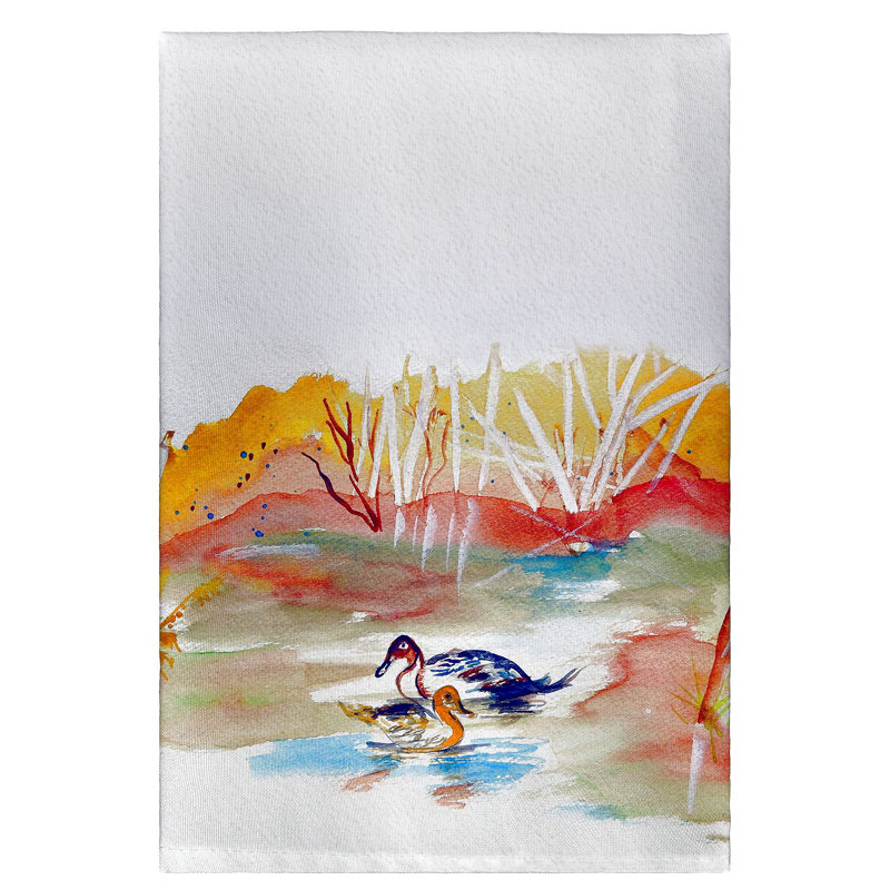 Serviette à main redhead pair Rhoton