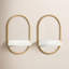 Étagère ovale 2 pièces Carlile-86884016-86884017