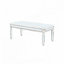 Table basse rectangulaire à miroir en argent-56504477