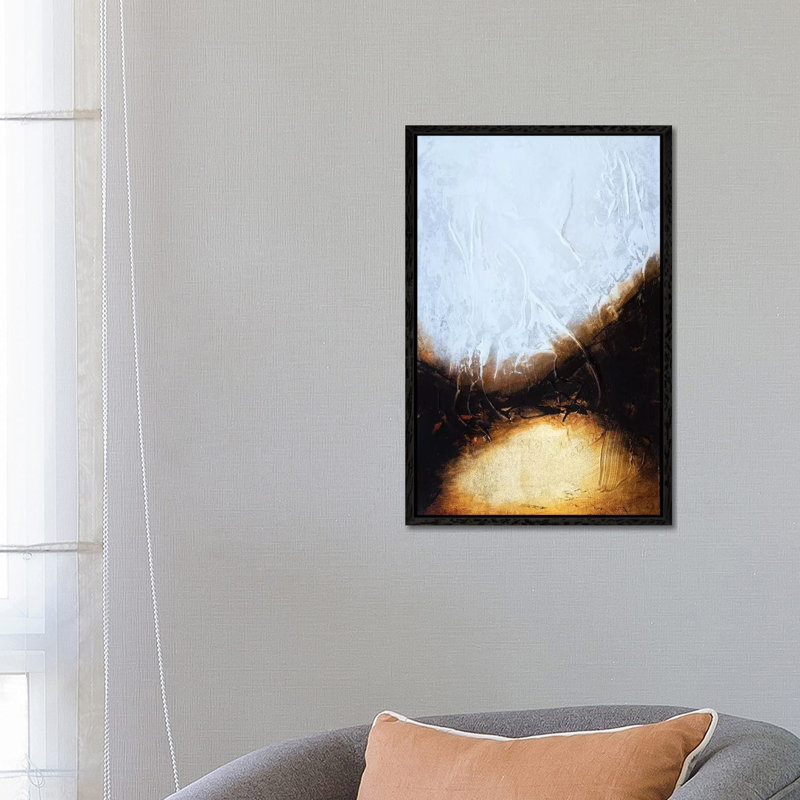 Ancient Gold - Print on Canvas, 66.04 cm H x 45.72 cm W, Black Framed