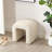 Rienna 19.3" Wide Modern Channel-Tufted U-Shaped Ottoman-1604558292