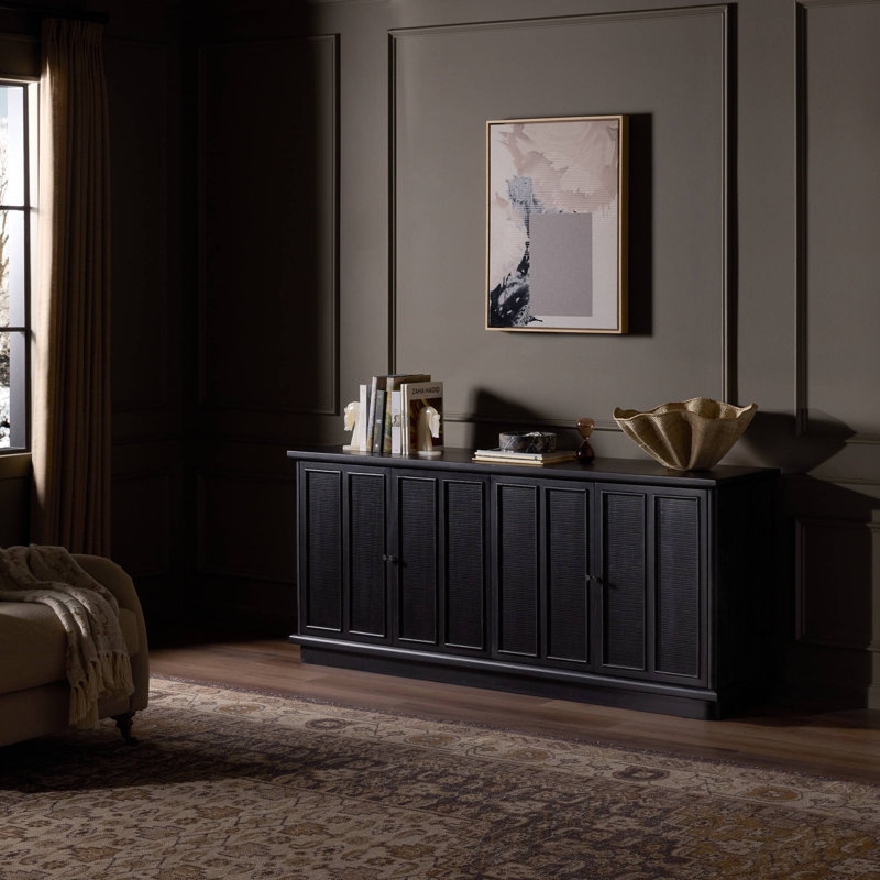 Arnaud Sideboard-Black Paper Cane