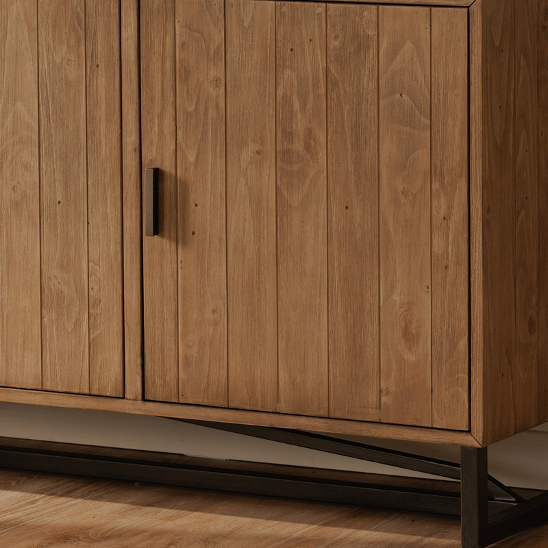 Lopez 68" Wide Pine Wood Sideboard, Sierra