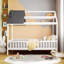 Lit simple en bois avec clôture-1558445026