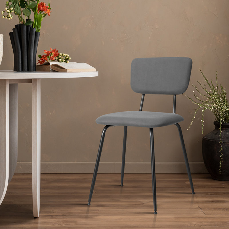 Chaise d'appoint 18,9 po, Gris, 4