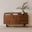 Buffet en bois d'acacia massif Burnell