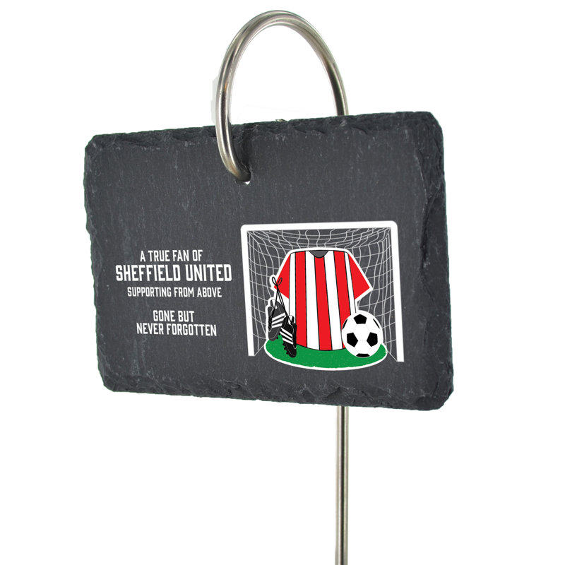 Bilawal Sheffield United Fan Football Slate Grave Marker Memorial Plaque