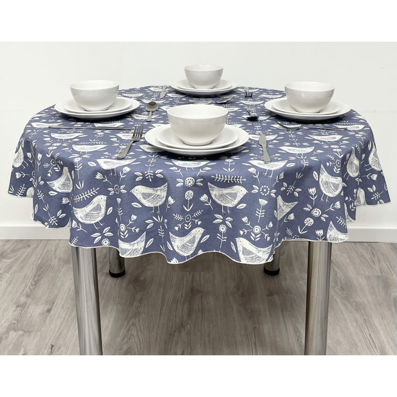 Frazeysburg Tablecloth, 47.6" W x 47.6" L, Blue