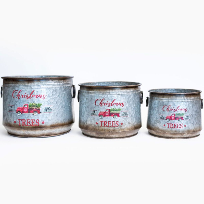 Ensemble de pots à fleurs 3 pièces Abniel