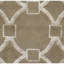 Geometric Area Rug in Brown/Silver-1192799073