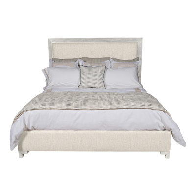 Louise/Lawrence King Upholstered Low Profile Panel Bed