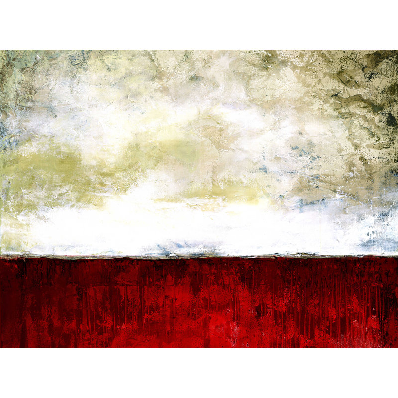 Abstrait abstrait - peinture sur toile tendue, H 30 po x l 40 po