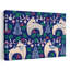 Festive Nordic Reindeer Pattern Whimsical Abstract Pine Tree Deer Nature Winter Wall Art Print-133616961