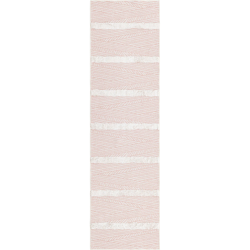Jordalier Cotton Striped Indoor Rug, Runner 2'3" x 8'