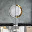 Huldar Glass Flat Wall Mirror