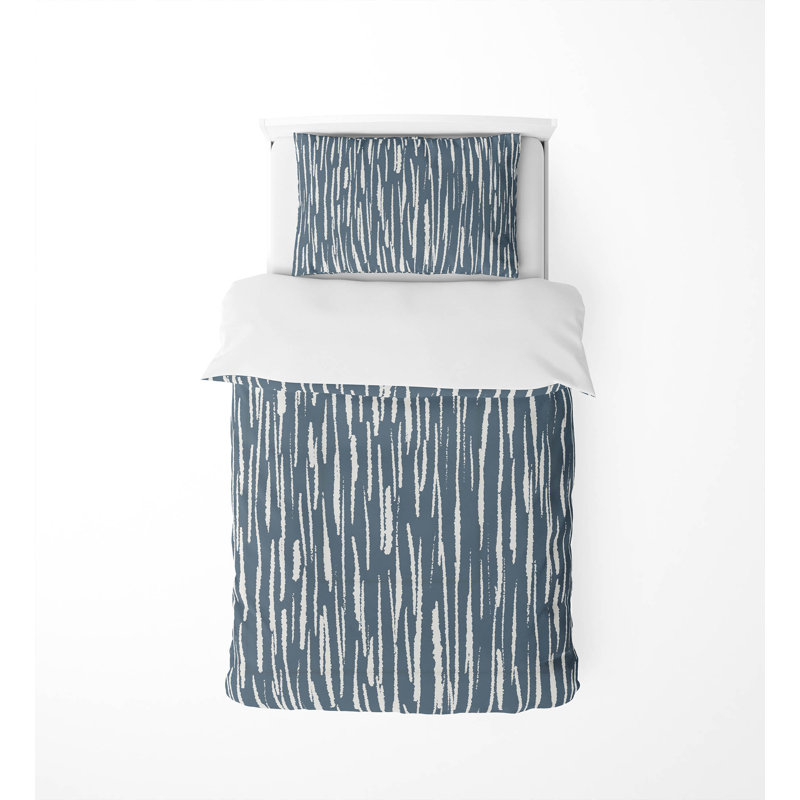 Spectrum Strands Decorative Lightweight Comforter Set, Blue