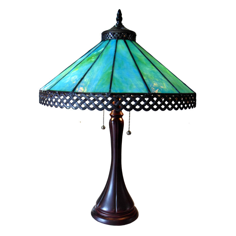 Lampe de table 23 po Holmwood, Bleu