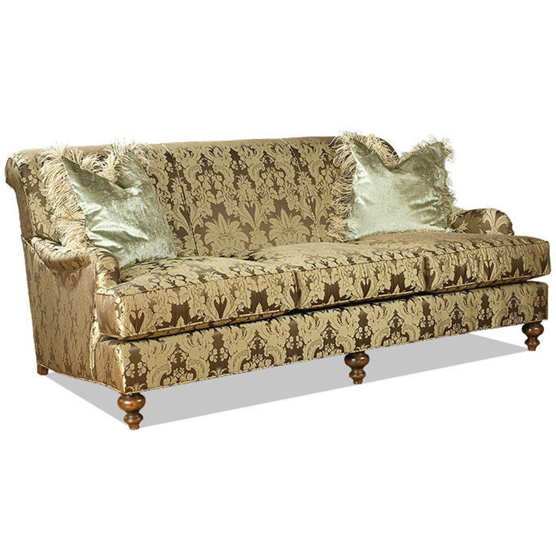 Sofa, Bella Black Performance Velvet, French Ivory