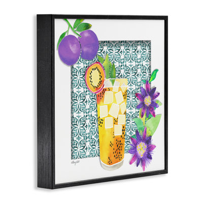 «Passion Fruit Cocktail», estampe numérique, conception de Hillary Holt